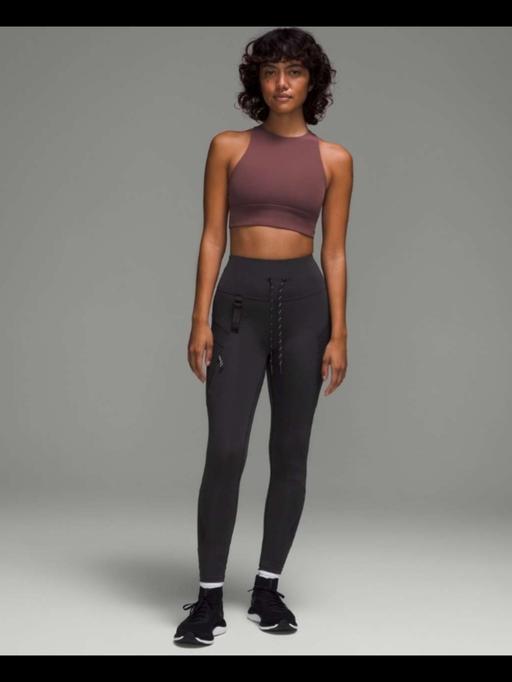 Lululemon Cargo Super-High-Rise Hiking Tight 25" Black size 12